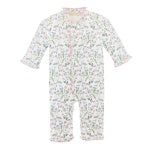 Prairie Print Ruffle Coverall