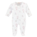 Dreamy Hot Air Balloons Printed Zipped Footie
