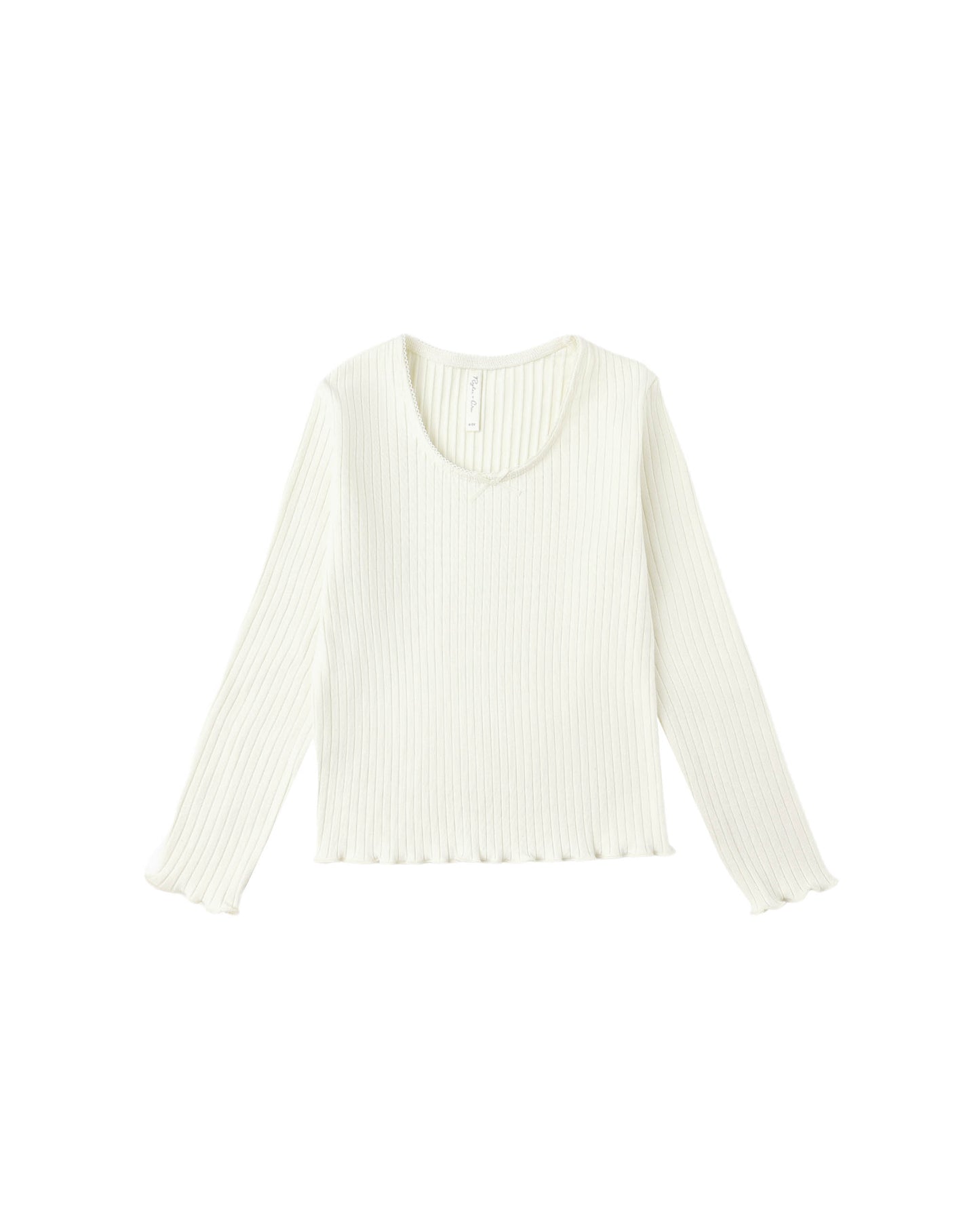 Ribbed Long Sleeve - Ivory