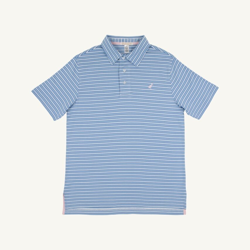 Prim and Proper Polo SS - Sumner County Stripe