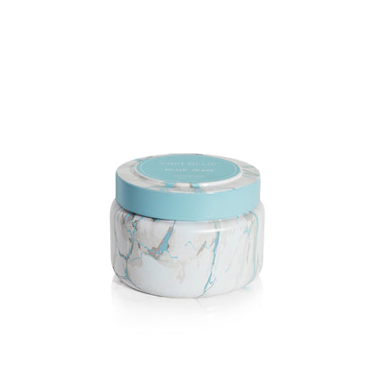 Blue Jean Modern Marble Candle