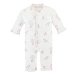 Dreamy Air Balloon Print Ruffle Coverall