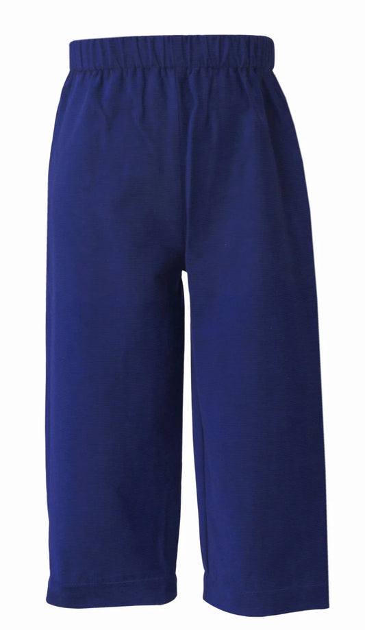Boys Navy Blue Corduroy Pants