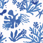 Matisse Coral-Blue Napkin