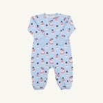 Cassidy Crewneck Romper - Snowmen