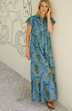 Frenchi Dress - Blue