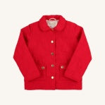 Kendall Quilted Coat-Red