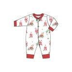 Santa's Golf Print Coverall