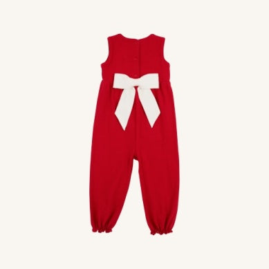 Sleeveless Rebecca Romper - Bow Richmond Red