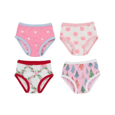 Pippy's Underthings Set- 4 - Assorted Holiday