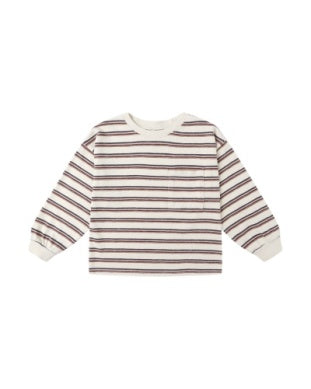 Relaxed Long Sleeve Tee - Vintage Stripes