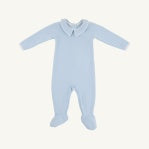 Rock Me Romper - Blue Ribbed
