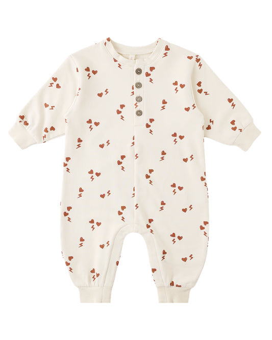Relaxed Jumpsuit - Electric Heart