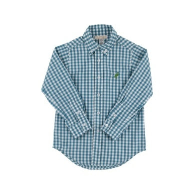 Dean`s List Dress Shirt - Blue Gingham