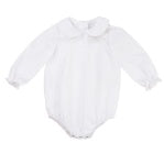 Peter Pan Shirt Onesie-White