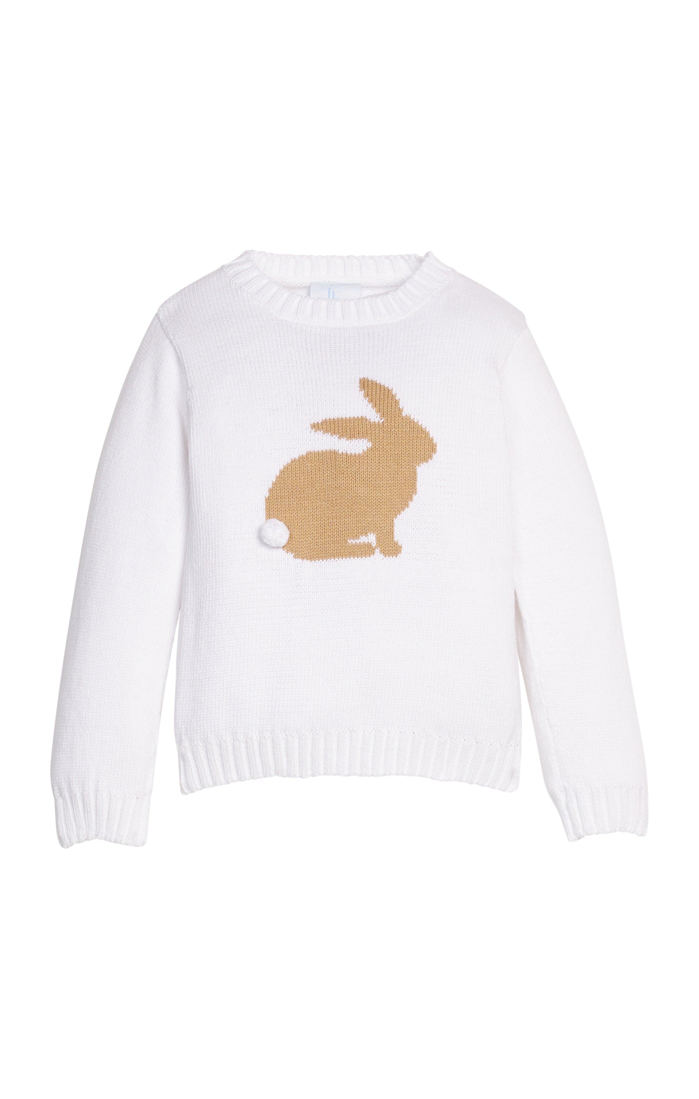 Boys White Bunny Sweater