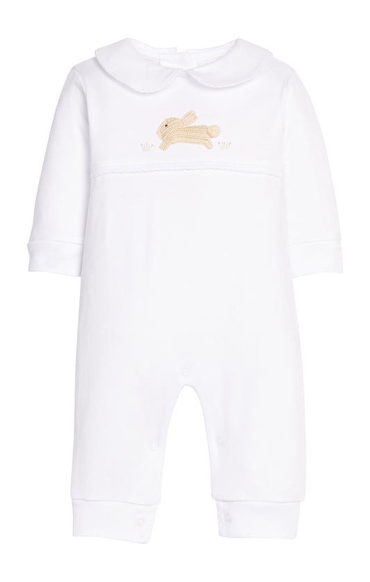 White Crochet Playsuit - Bunny