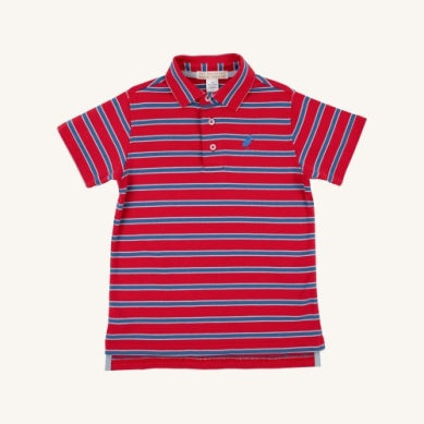 Prim And Proper Polo - Richmond Red Wood