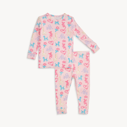 Pink Party Animal Glow in the Dark PJ