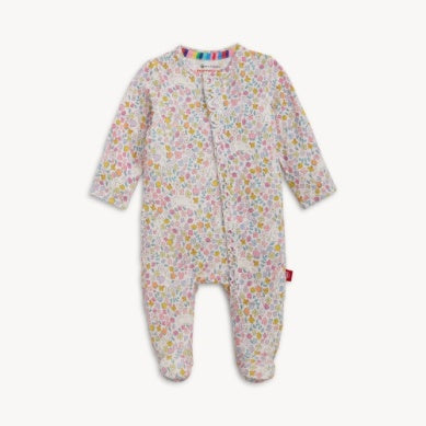 Bunny Blossom Modal Ruffle Footie