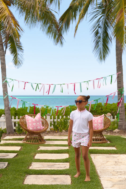 Little Miss Prim and Proper Polo - Puff Sleeve