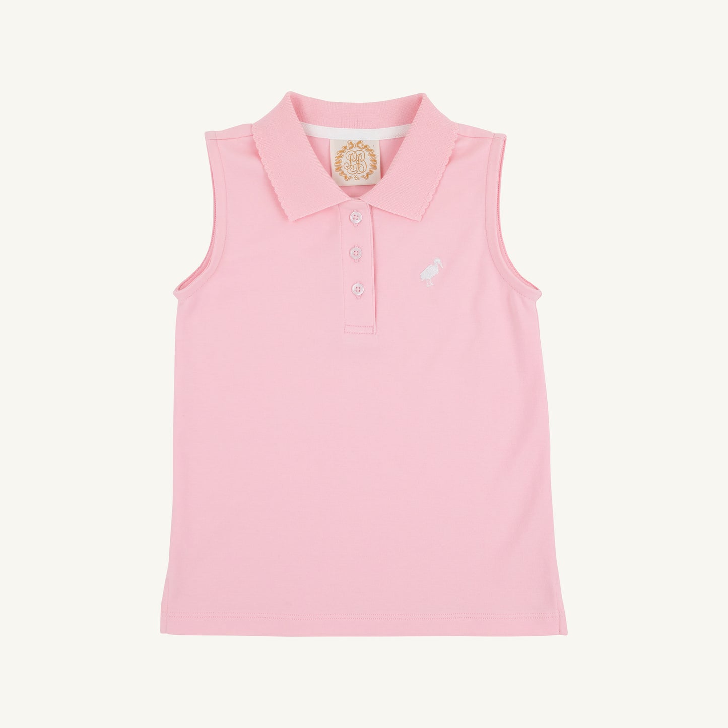 Sleeveless Anna Price Polo - Pier Party Pink