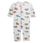 Skating Dogs Print Coverall