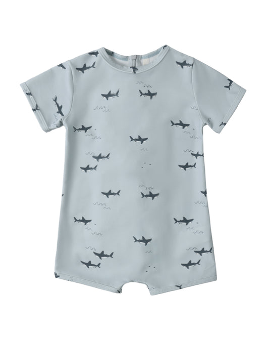 Boys Shorty Swimsuit-Sharks