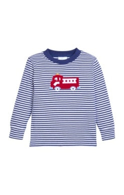Applique T- Shirt - Fire Truck