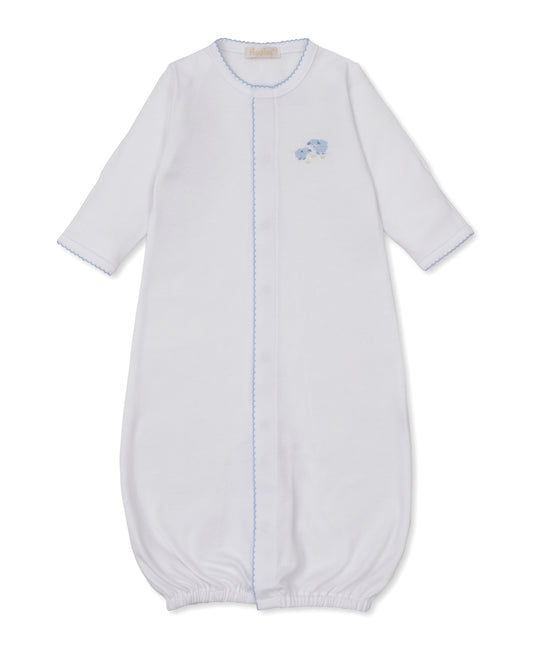 Premier Sweet Sheep Footie Embroidered Blue