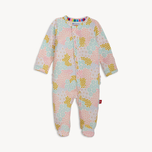 Harper Modal Magnetic Footie w/ Ruffle