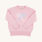 Isabelle`s Intarsia Sweater - Pink w/Bow