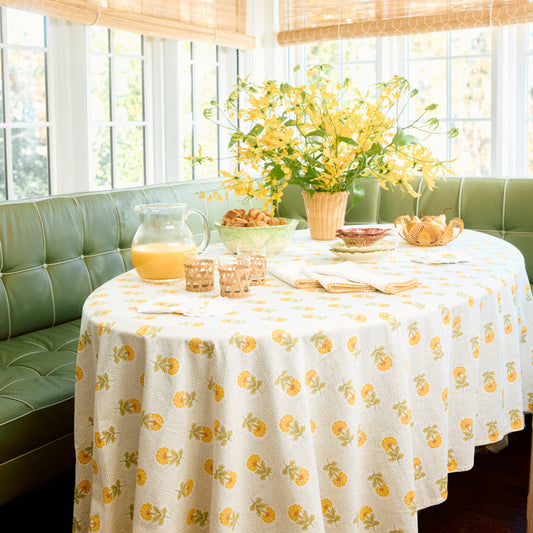 Tablecloth - Marigold Floral