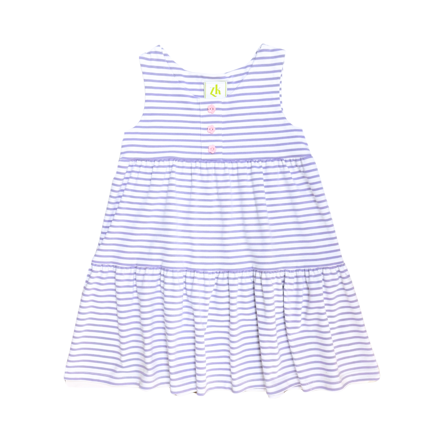 Gwyneth Dress Purple Striped
