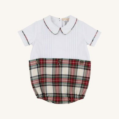 Bryan Button In Bubble - Flannel Charlie Place Plaid