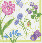 Floral Majolica Napkin