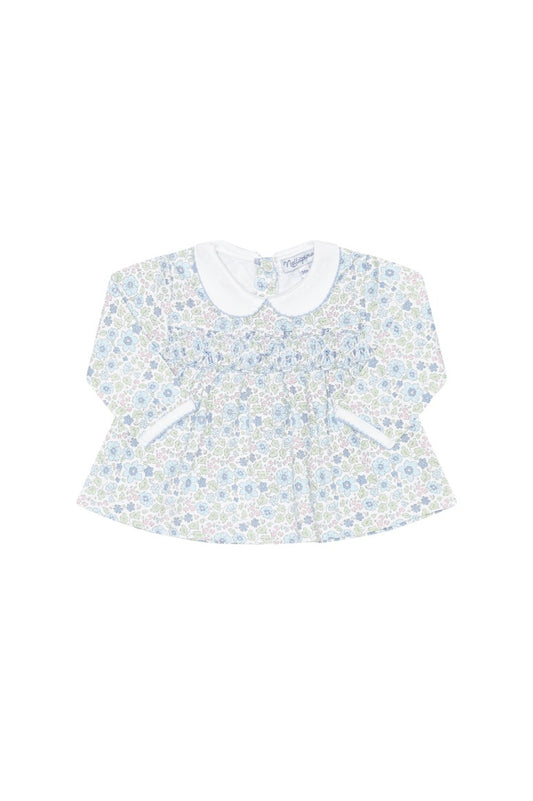 Blue Meadow Smocked Blue Dress
