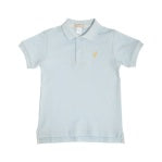 Prim And Proper Polo - Buckhead Blue Bellport Butter Yellow