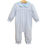 Abigail Romper- Light Blue