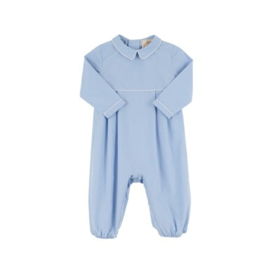 Long Sleeve Bradford Romper - Blue