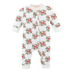 Christmas Wreath Print Coverall