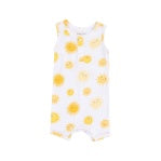 Happy Suns  Ribbed Sleeveless Romper