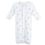 Counting Baby Sheep Blue Print Converter Gown