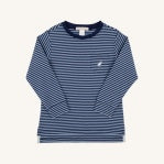 L/S Carter Crewneck - Blue Stripes