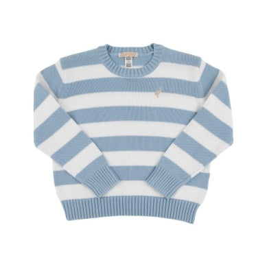 Isaac`s Sweater - Barrington Blue Stripe