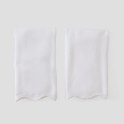 Scallop Powder Bath Towels (pair)