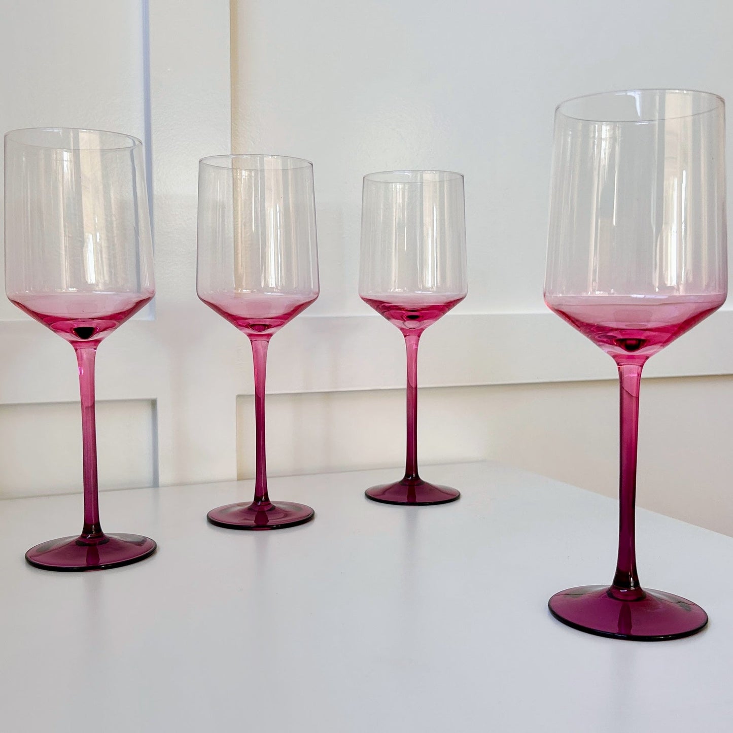 Chrysanthemum Wine Glass - Set of 4