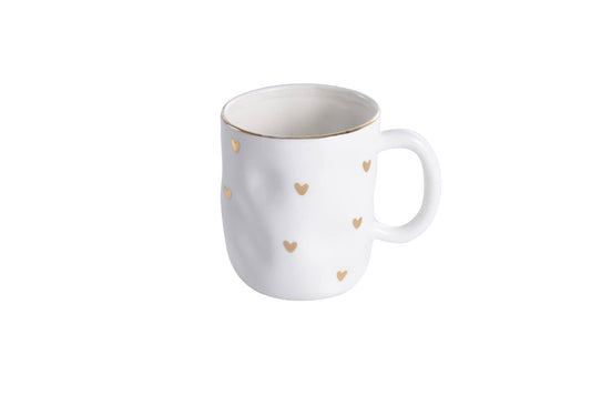 Heart  porcelain Mug