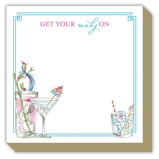 Get Your MahjOn Cocktails Luxe Notepad