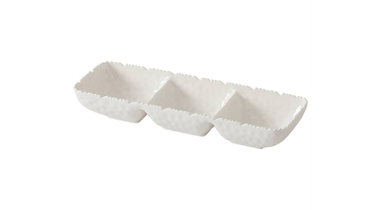 Waves 3 Section Serving Piece